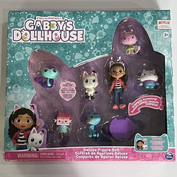 Spin Master | Toys | Dreamworks Gabbys Dollhouse Deluxe Figure Set ...
